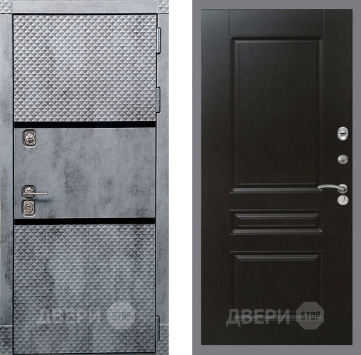 Входная металлическая Дверь Рекс (REX) 15 Бетон Темный FL-243 Венге в Жуковский