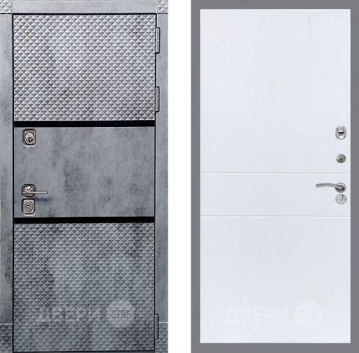 Входная металлическая Дверь Рекс (REX) 15 Бетон Темный FL-290 Силк Сноу в Жуковский