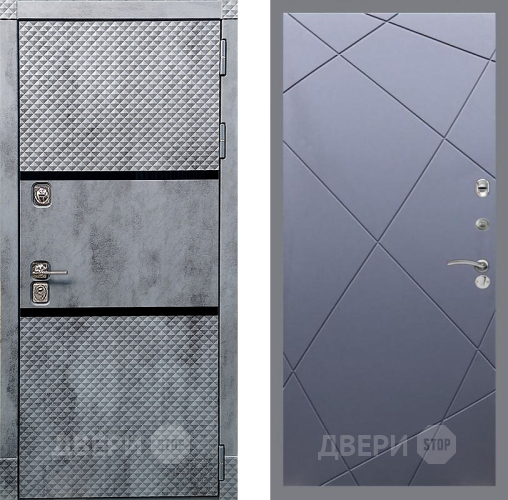 Входная металлическая Дверь Рекс (REX) 15 Бетон Темный FL-291 Силк титан в Жуковский
