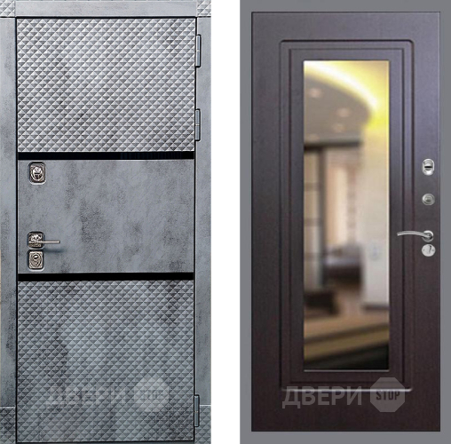 Входная металлическая Дверь Рекс (REX) 15 Бетон Темный FLZ-120 Венге в Жуковский