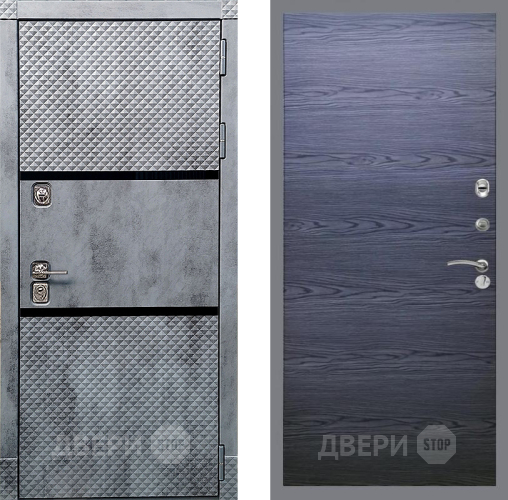 Входная металлическая Дверь Рекс (REX) 15 Бетон Темный GL Дуб тангенальный черный в Жуковский