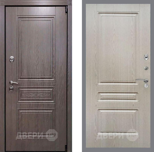 Входная металлическая Дверь Рекс (REX) Премиум-S FL-243 Беленый дуб в Жуковский