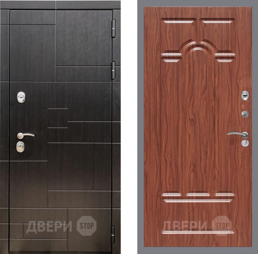 Входная металлическая Дверь Рекс (REX) 20 FL-58 орех тисненый в Жуковский