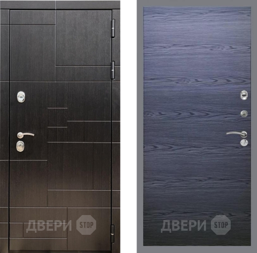 Входная металлическая Дверь Рекс (REX) 20 GL Дуб тангенальный черный в Жуковский
