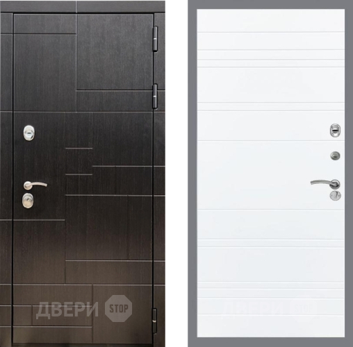 Входная металлическая Дверь Рекс (REX) 20 Line Силк Сноу в Жуковский