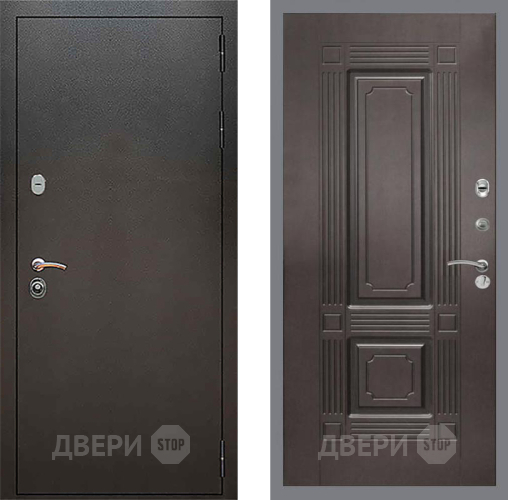 Входная металлическая Дверь Рекс (REX) 5 Серебро Антик FL-2 Венге в Жуковский