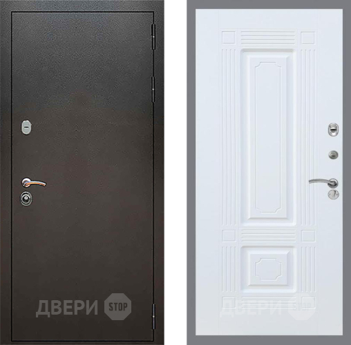 Входная металлическая Дверь Рекс (REX) 5 Серебро Антик FL-2 Силк Сноу в Жуковский