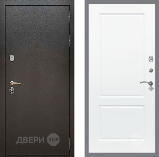 Входная металлическая Дверь Рекс (REX) 5 Серебро Антик FL-117 Силк Сноу в Жуковский