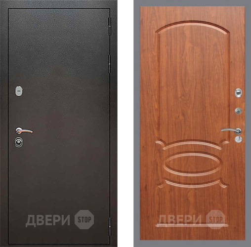 Входная металлическая Дверь Рекс (REX) 5 Серебро Антик FL-128 Морёная берёза в Жуковский