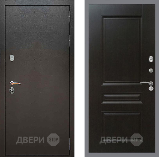 Входная металлическая Дверь Рекс (REX) 5 Серебро Антик FL-243 Венге в Жуковский