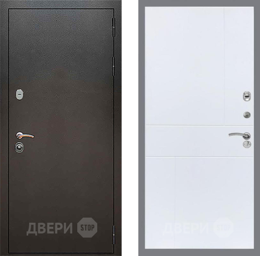Входная металлическая Дверь Рекс (REX) 5 Серебро Антик FL-290 Силк Сноу в Жуковский