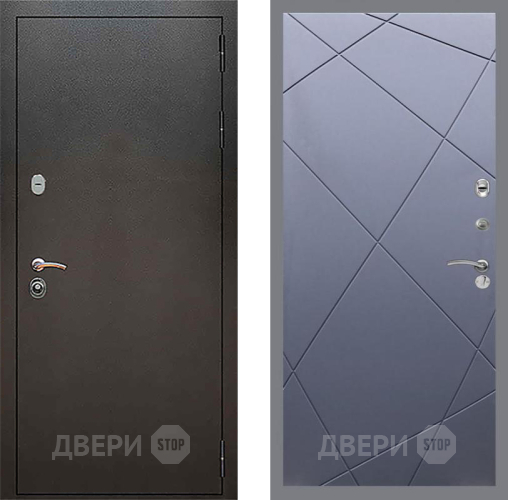 Входная металлическая Дверь Рекс (REX) 5 Серебро Антик FL-291 Силк титан в Жуковский