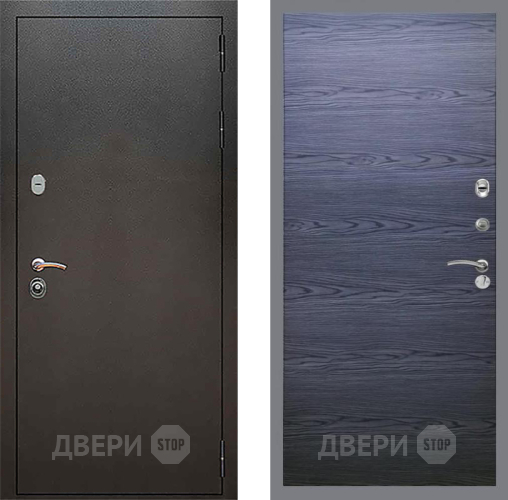 Дверь Рекс (REX) 5 Серебро Антик GL Дуб тангенальный черный в Жуковский