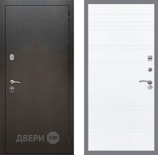 Входная металлическая Дверь Рекс (REX) 5 Серебро Антик Line Силк Сноу в Жуковский