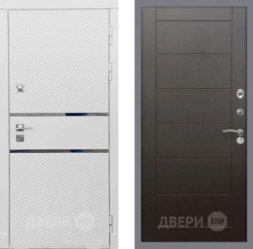Входная металлическая Дверь Рекс (REX) 15 Силк Сноу Сити Венге в Жуковский