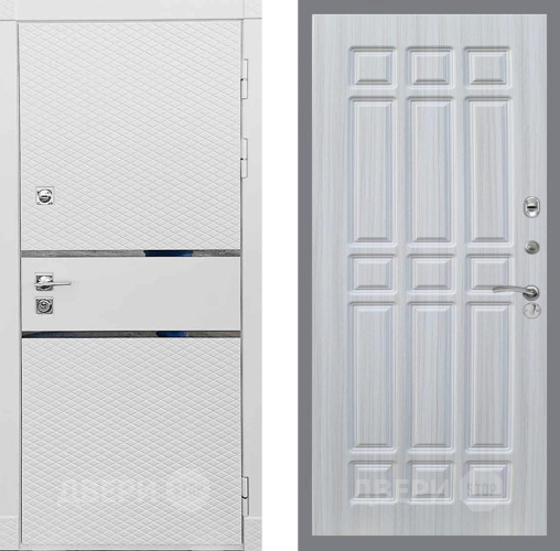 Входная металлическая Дверь Рекс (REX) 15 Силк Сноу FL-33 Сандал белый в Жуковский
