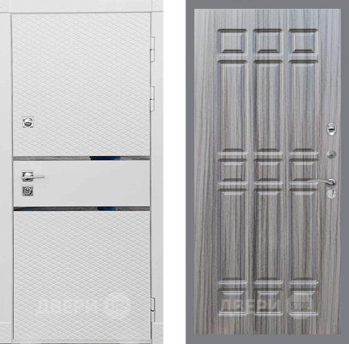 Входная металлическая Дверь Рекс (REX) 15 Силк Сноу FL-33 Сандал грей в Жуковский