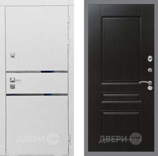 Входная металлическая Дверь Рекс (REX) 15 Силк Сноу FL-243 Венге в Жуковский