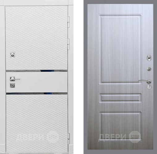 Входная металлическая Дверь Рекс (REX) 15 Силк Сноу FL-243 Сандал белый в Жуковский