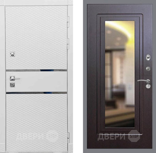 Входная металлическая Дверь Рекс (REX) 15 Силк Сноу FLZ-120 Венге в Жуковский