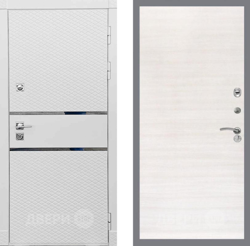 Входная металлическая Дверь Рекс (REX) 15 Силк Сноу GL Акация в Жуковский