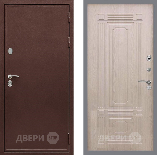 Входная металлическая Дверь Рекс (REX) 5А FL-2 Беленый дуб в Жуковский