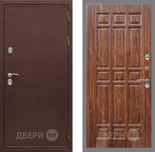 Входная металлическая Дверь Рекс (REX) 5А FL-33 орех тисненый в Жуковский