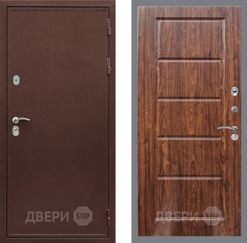 Входная металлическая Дверь Рекс (REX) 5А FL-39 орех тисненый в Жуковский