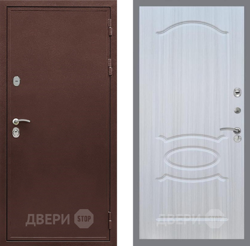 Входная металлическая Дверь Рекс (REX) 5А FL-128 Сандал белый в Жуковский