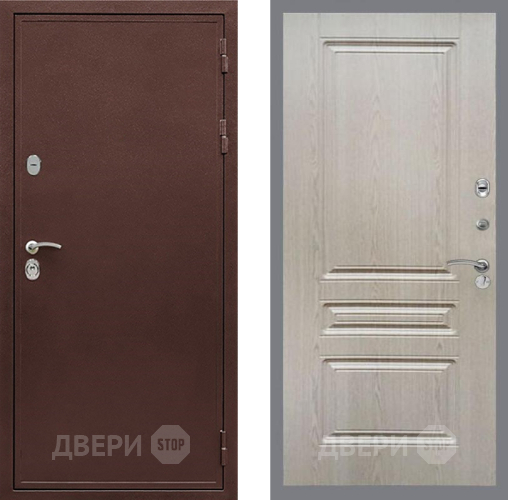 Входная металлическая Дверь Рекс (REX) 5А FL-243 Беленый дуб в Жуковский