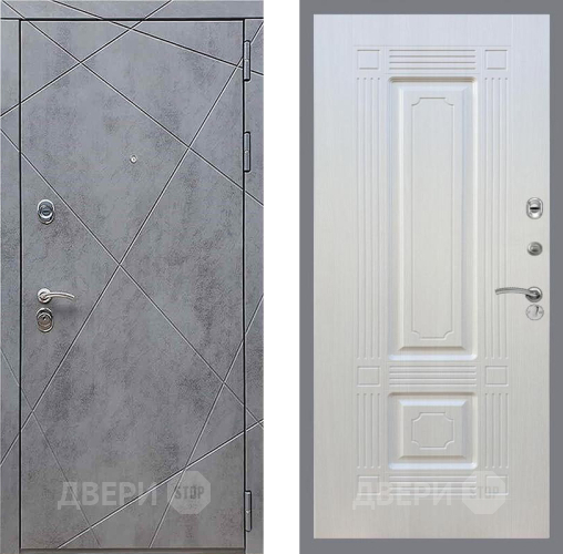 Дверь Рекс (REX) 13 Бетон Темный FL-2 Лиственница беж в Жуковский