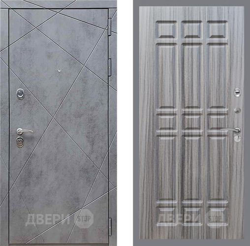 Дверь Рекс (REX) 13 Бетон Темный FL-33 Сандал грей в Жуковский
