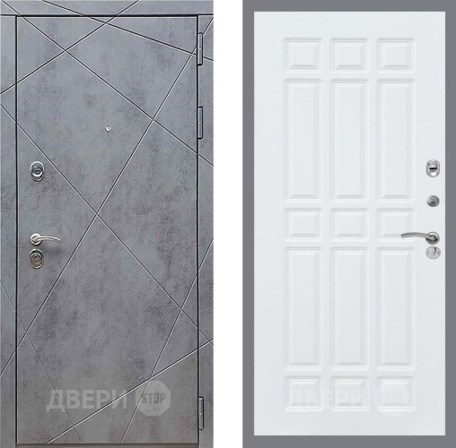 Дверь Рекс (REX) 13 Бетон Темный FL-33 Силк Сноу в Жуковский