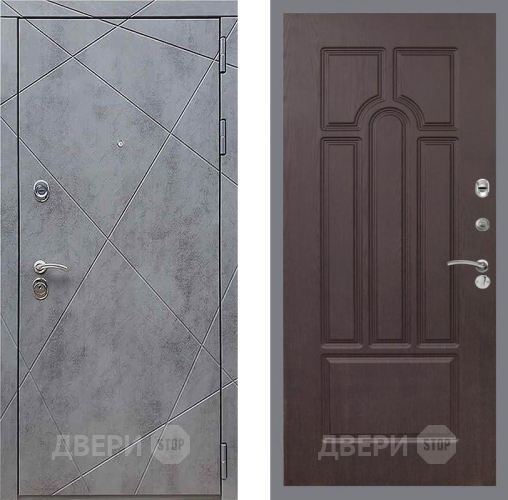 Входная металлическая Дверь Рекс (REX) 13 Бетон Темный FL-58 Венге в Жуковский