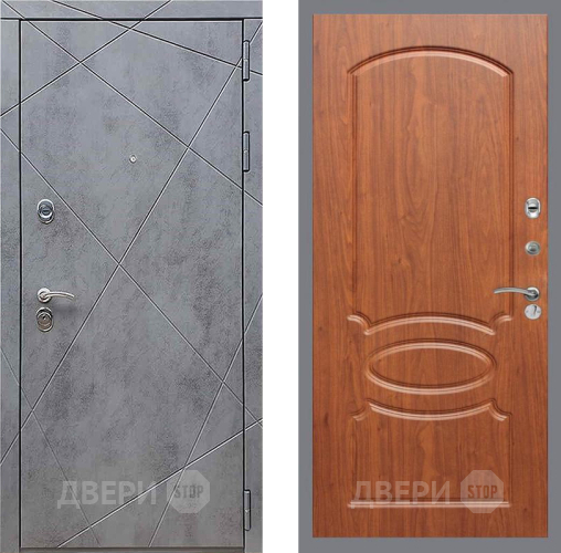 Входная металлическая Дверь Рекс (REX) 13 Бетон Темный FL-128 Морёная берёза в Жуковский