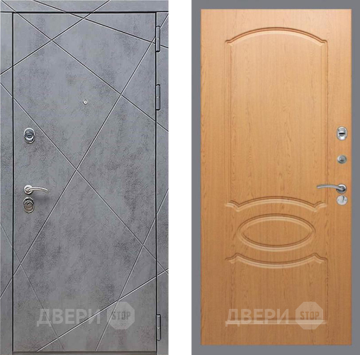 Входная металлическая Дверь Рекс (REX) 13 Бетон Темный FL-128 Дуб в Жуковский