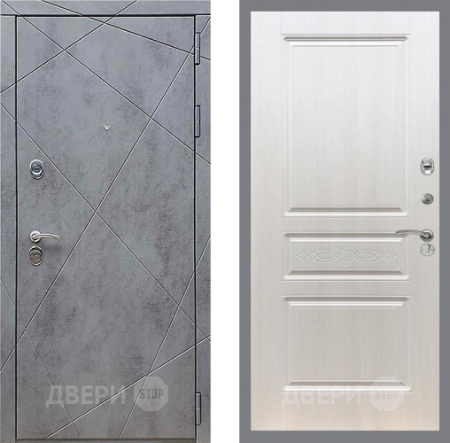 Входная металлическая Дверь Рекс (REX) 13 Бетон Темный FL-243 Лиственница беж в Жуковский