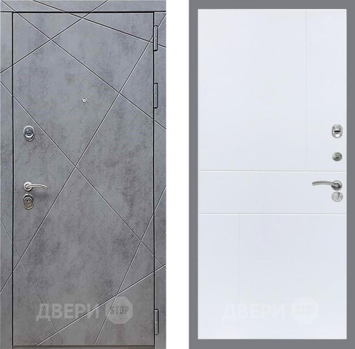 Входная металлическая Дверь Рекс (REX) 13 Бетон Темный FL-290 Силк Сноу в Жуковский