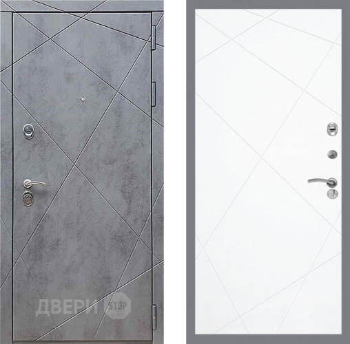 Входная металлическая Дверь Рекс (REX) 13 Бетон Темный FL-291 Силк Сноу в Жуковский