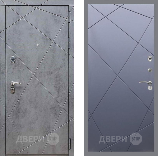 Дверь Рекс (REX) 13 Бетон Темный FL-291 Силк титан в Жуковский