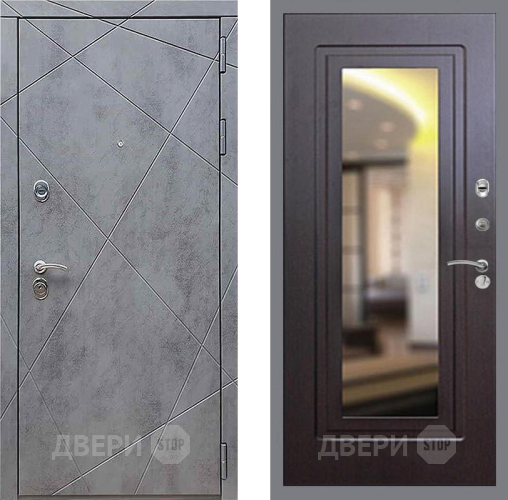 Входная металлическая Дверь Рекс (REX) 13 Бетон Темный FLZ-120 Венге в Жуковский
