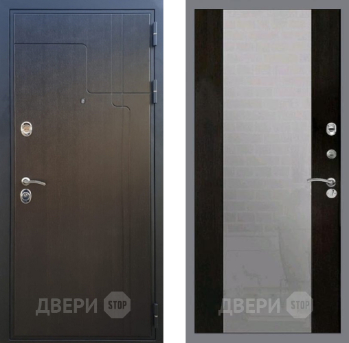Входная металлическая Дверь Рекс (REX) Премиум-246 СБ-16 Зеркало Венге в Жуковский