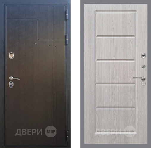Входная металлическая Дверь Рекс (REX) Премиум-246 FL-39 Беленый дуб в Жуковский