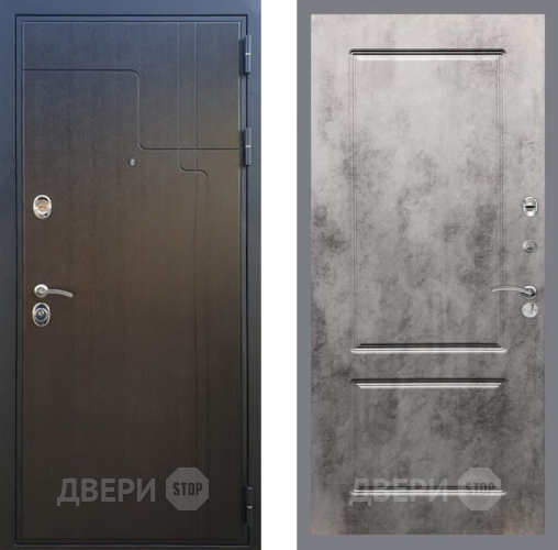 Входная металлическая Дверь Рекс (REX) Премиум-246 FL-117 Бетон темный в Жуковский