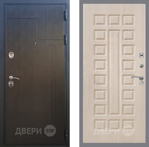 Входная металлическая Дверь Рекс (REX) Премиум-246 FL-183 Беленый дуб в Жуковский