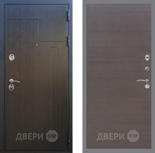 Входная металлическая Дверь Рекс (REX) Премиум-246 GL венге поперечный в Жуковский