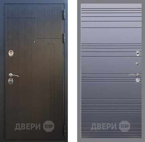 Входная металлическая Дверь Рекс (REX) Премиум-246 Line Силк титан в Жуковский
