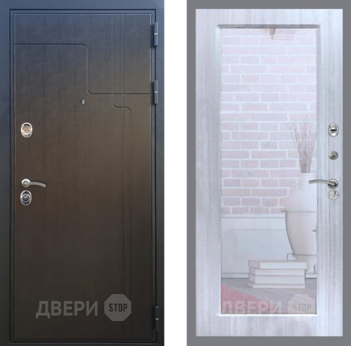 Дверь Рекс (REX) Премиум-246 Зеркало Пастораль Сандал белый в Жуковский