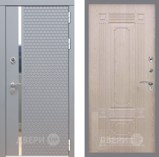 Входная металлическая Дверь Рекс (REX) 24 FL-2 Беленый дуб в Жуковский