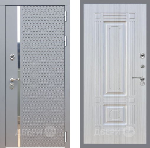 Входная металлическая Дверь Рекс (REX) 24 FL-2 Сандал белый в Жуковский